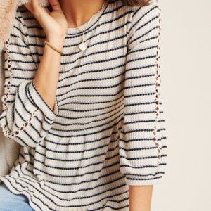 Anthropologie Peplum Tee